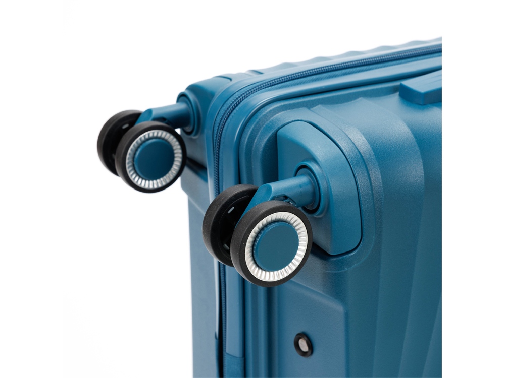 Чемодан TORBER Nevo, синий, полипропилен, 40 х 25 х 55 см, 32 л-7