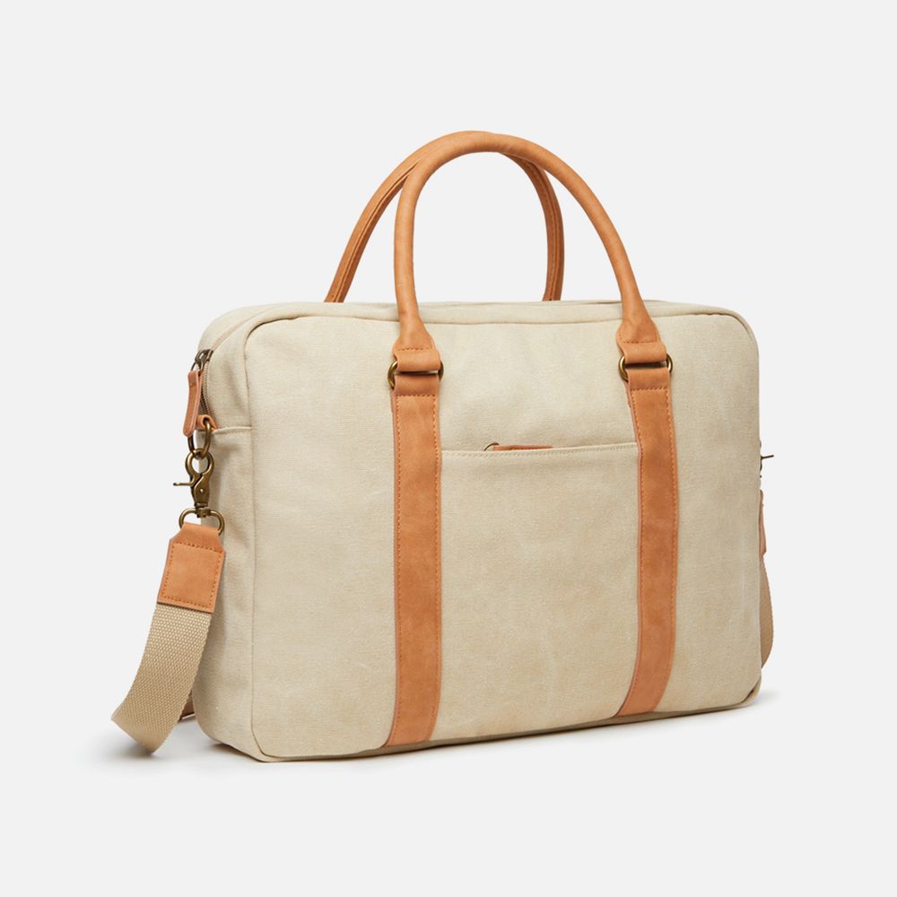 Сумка для ноутбука Bosler, бежевая-1