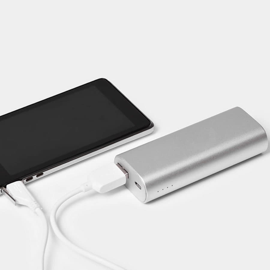 Универсальное зарядное устройство "Wister" (5200mAh), серебристый-2