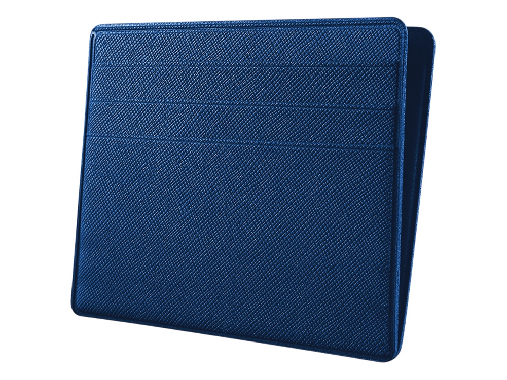 Картхолдер для денег и шести пластиковых карт Favor, синий-0