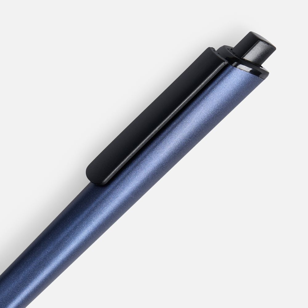 Ручка шариковая Informa, металлик, темно-синяя-1