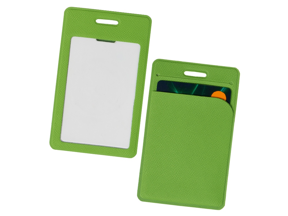 Карман вертикальный с дополнительным отделением Favor, зеленое яблоко-1