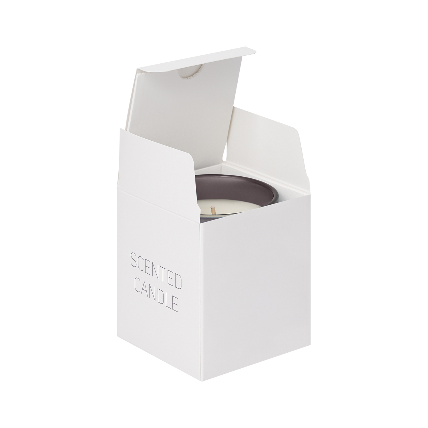 Ароматическая свеча Энигма (Enigma), серая-3