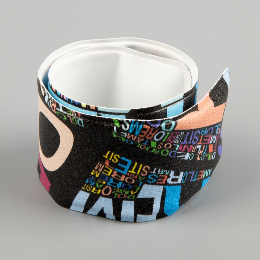 Браслет Slap с печатью на заказ-2