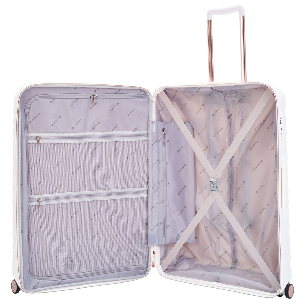 Чемодан Victoria L, белый-4