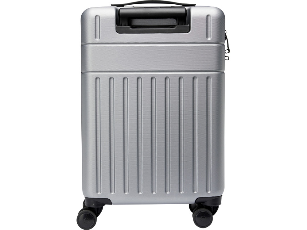 Чемодан на колесах Rover из материалов, переработанных согласно стандарту GRS, 40 л - Серебряный-2