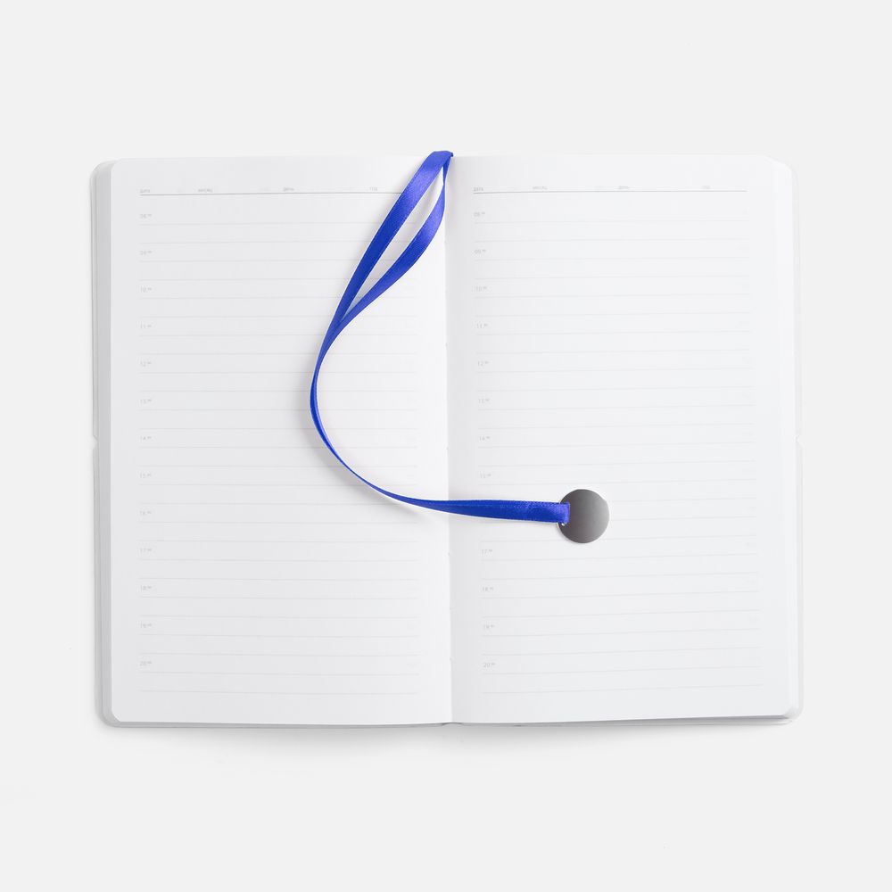 Ежедневник Waltz, недатированный, синий-4