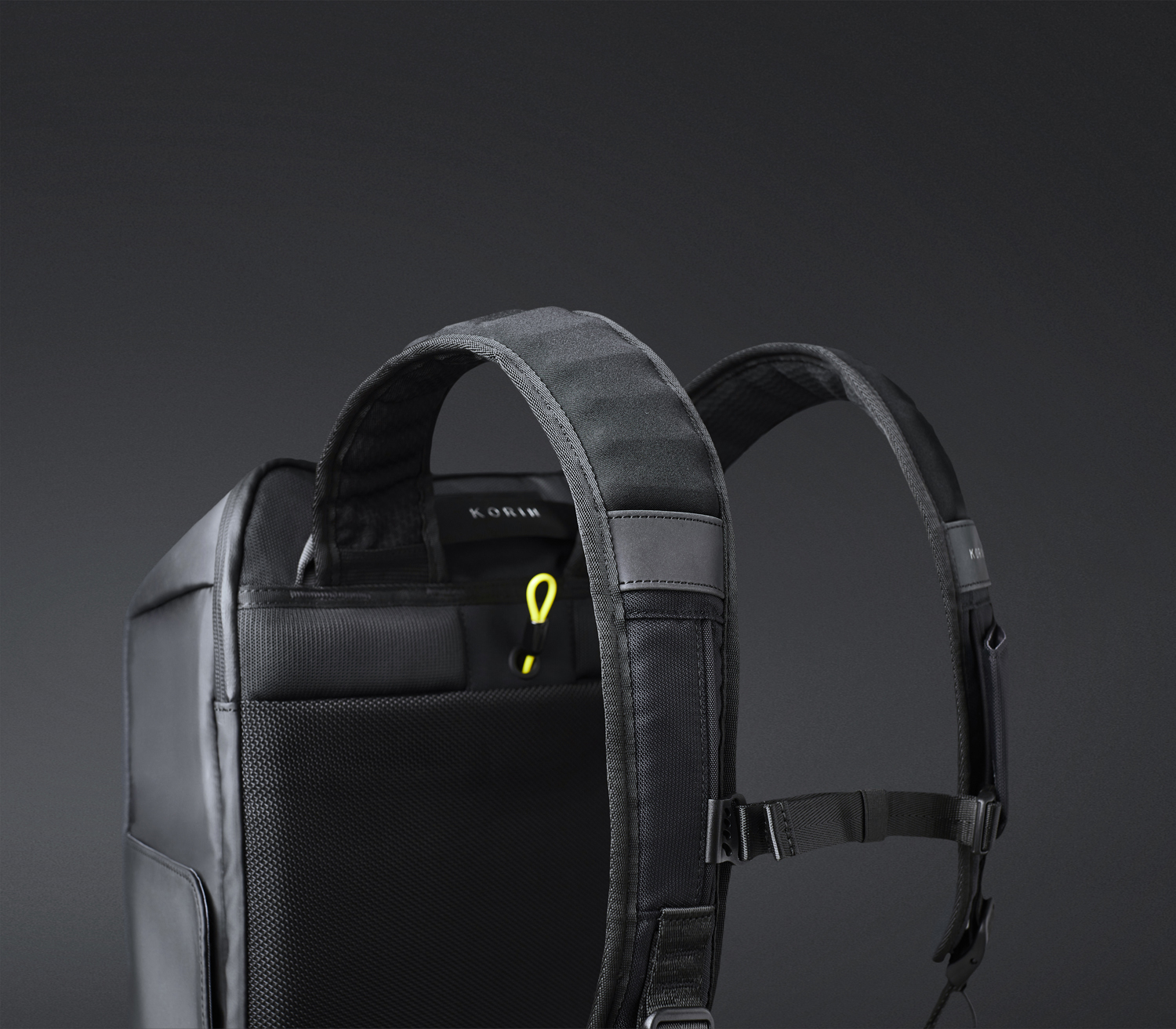 Рюкзак KORIN FlipPack 47х30х17 см, зеленый/черный-6