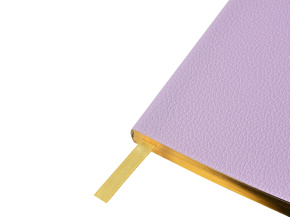 Еженедельник недатированный А6 Zefirс нашивкой, сиреневый-3