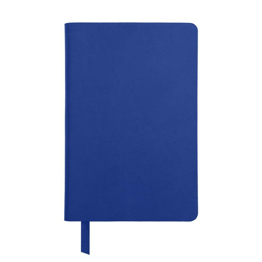 Бизнес-блокнот FUNKY, формат A6, в клетку, синий, серый-1