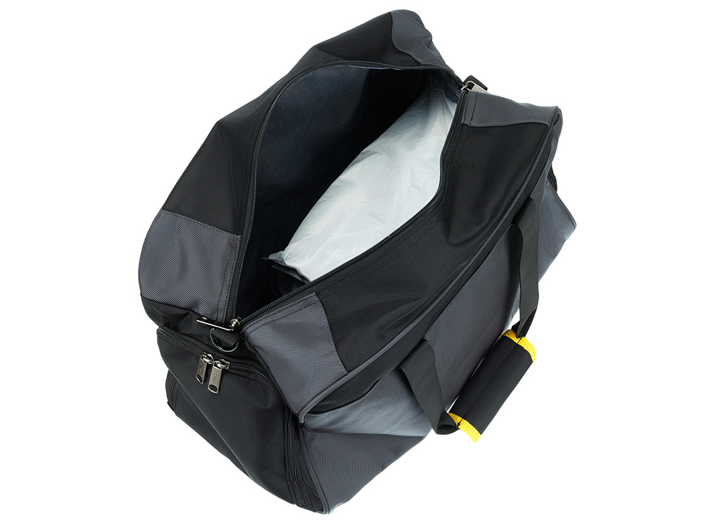 Сумка спортивная TORBER, серый, полиэстер, 48 х 24 х 30 см-8