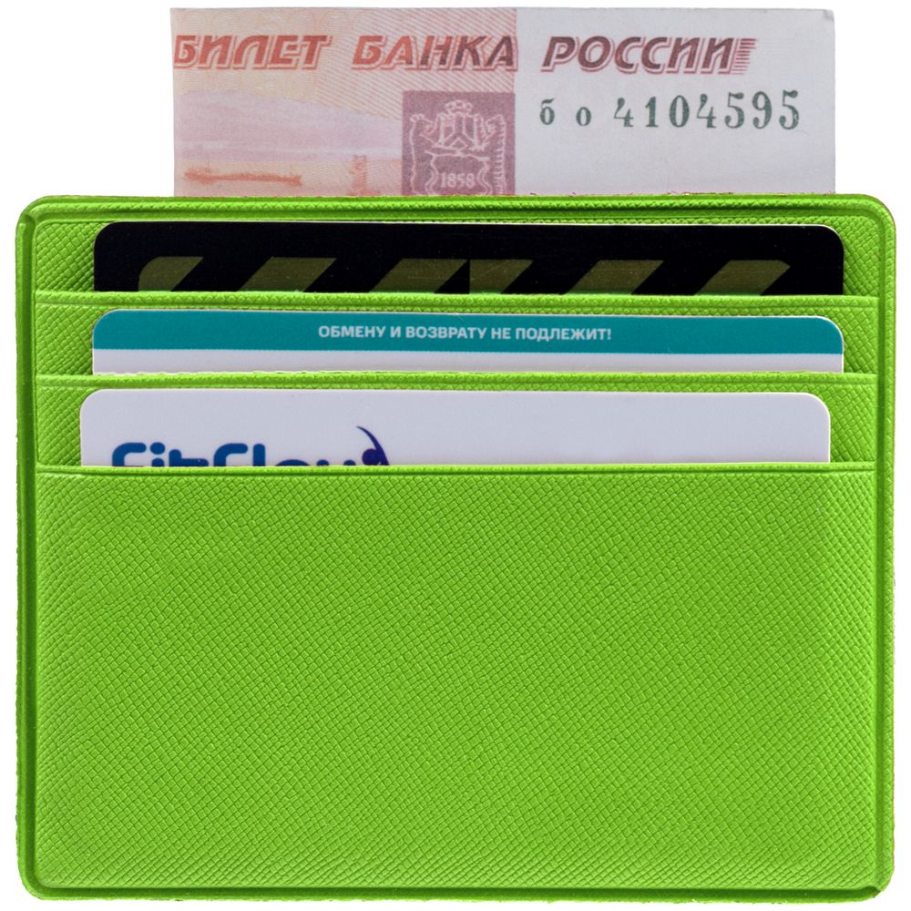 Чехол для карточек Devon, зеленый-3