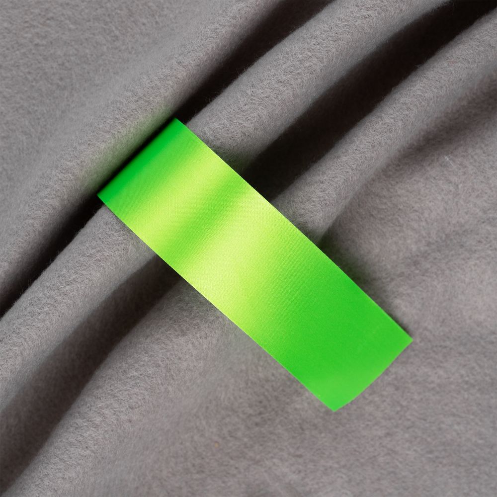 Лента сатиновая Satin 35 М, зеленый неон, 80 см-0