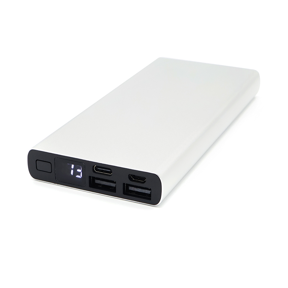 Внешний аккумулятор Höginn в металлическом корпусе, Серый.-0