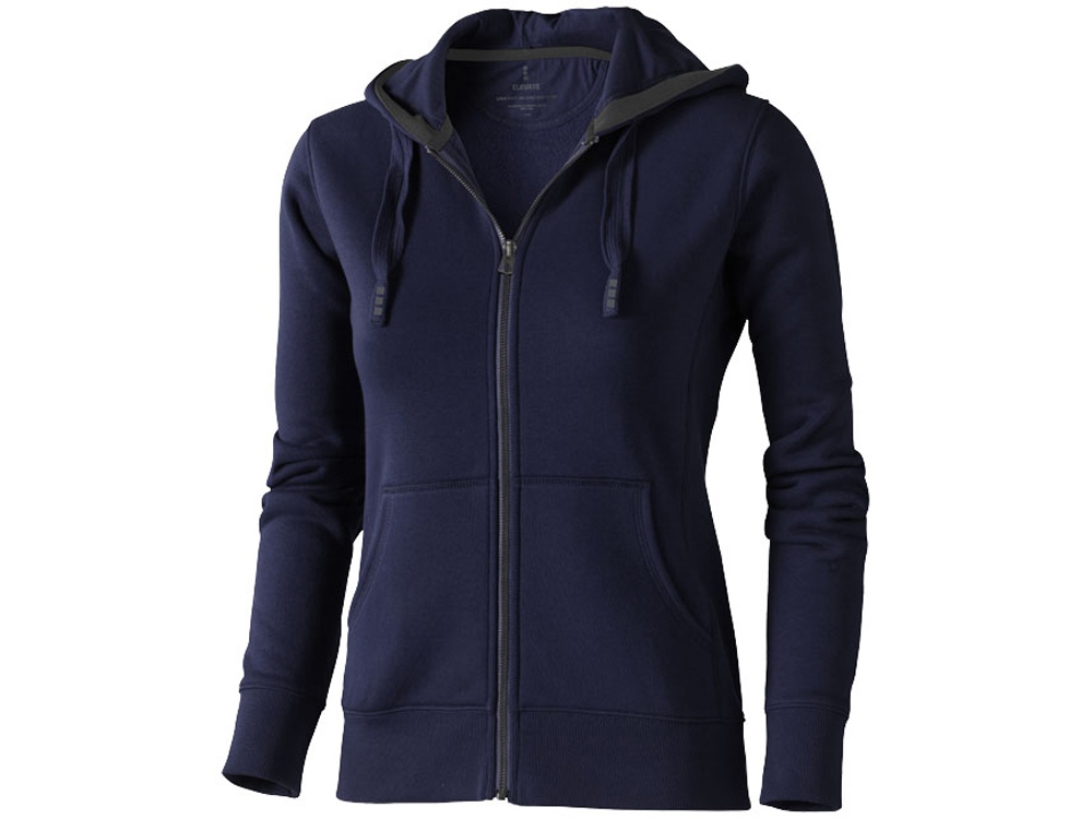 Толстовка Арора женская с капюшоном, темно-синий-0