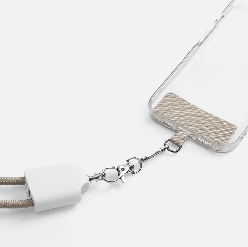 Кабель-ланьярд energyFlex Pro, серо-бежевый-5