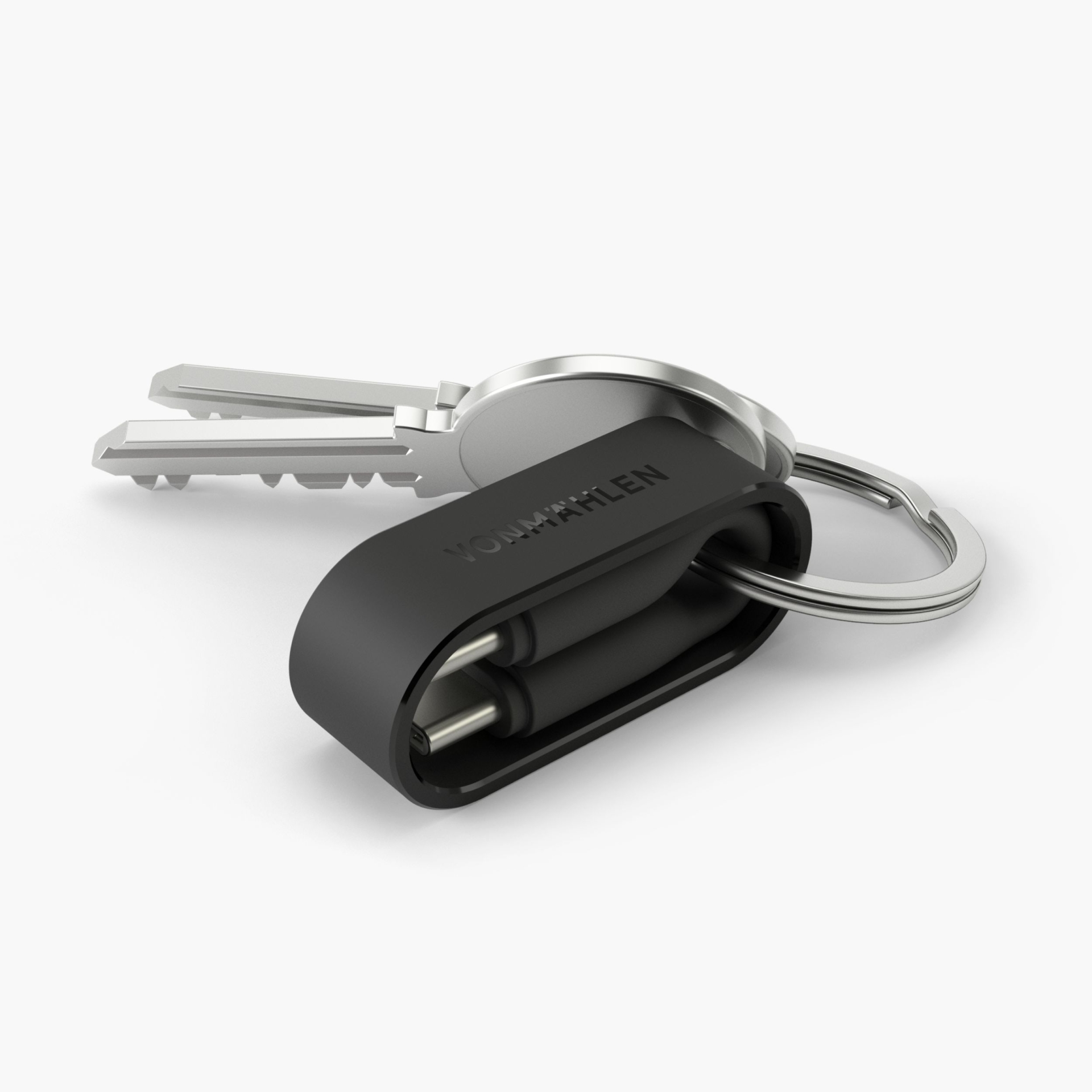 Кабель-брелок для быстрой зарядки Zweins C, черный-1