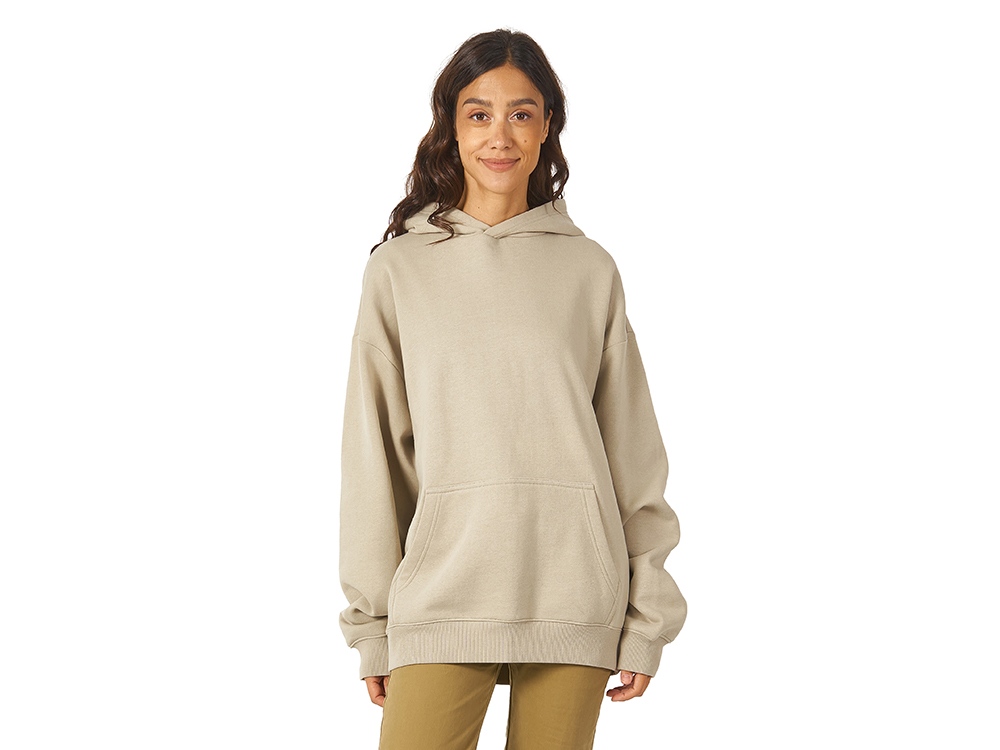 Толстовка с капюшоном оверсайз Berlin унисекс, оливковый-2