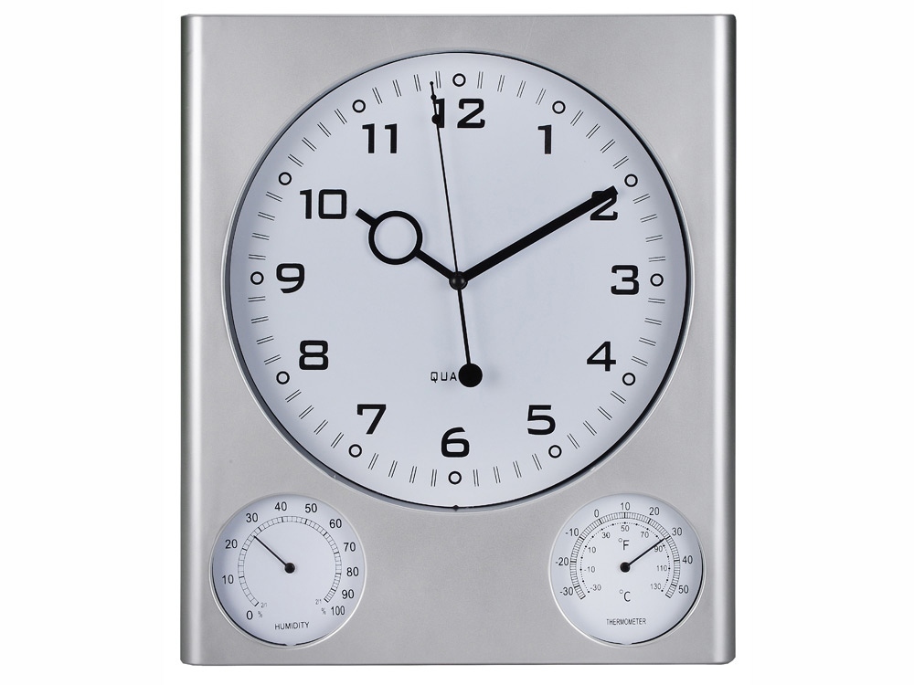 Погодная станция настенная Патерна, серебристый-1