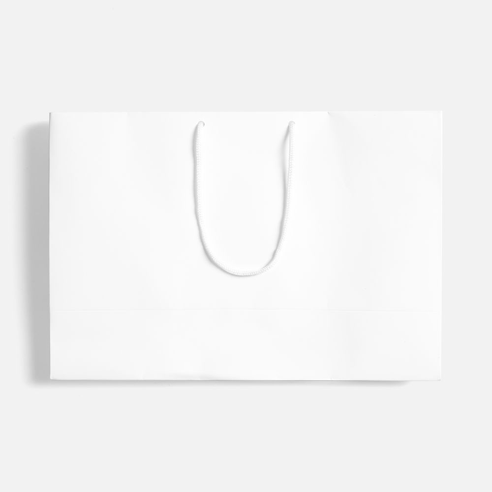 Пакет бумажный с ламинацией Lami Tote M, белый-2