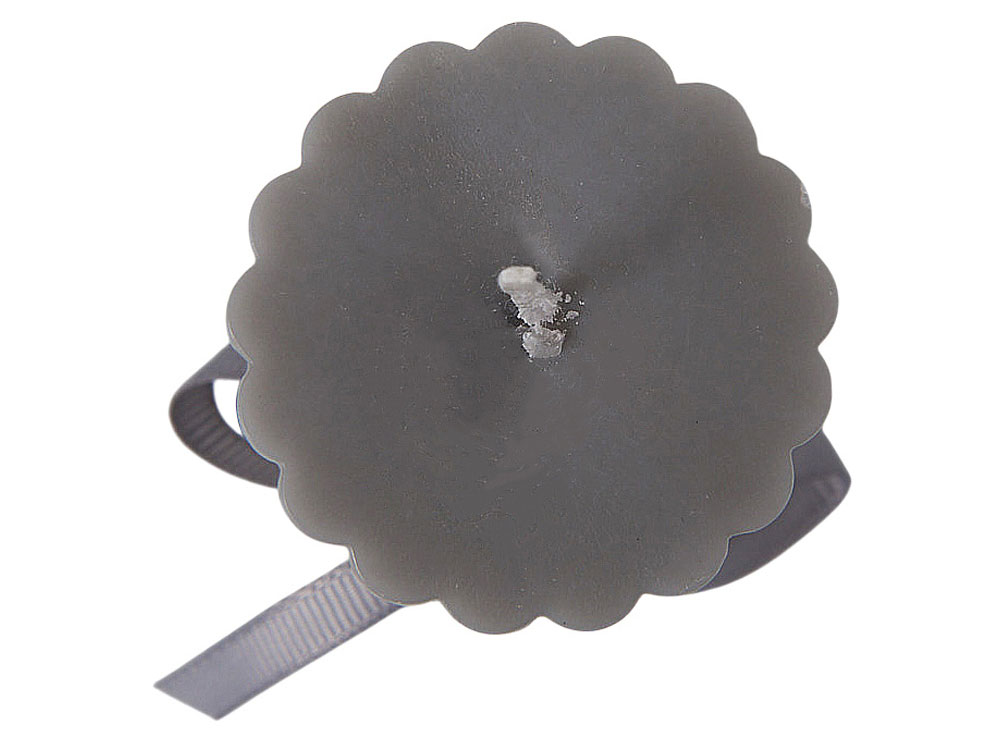 Набор свечей с гранями Vela, темно-серый, белый-11