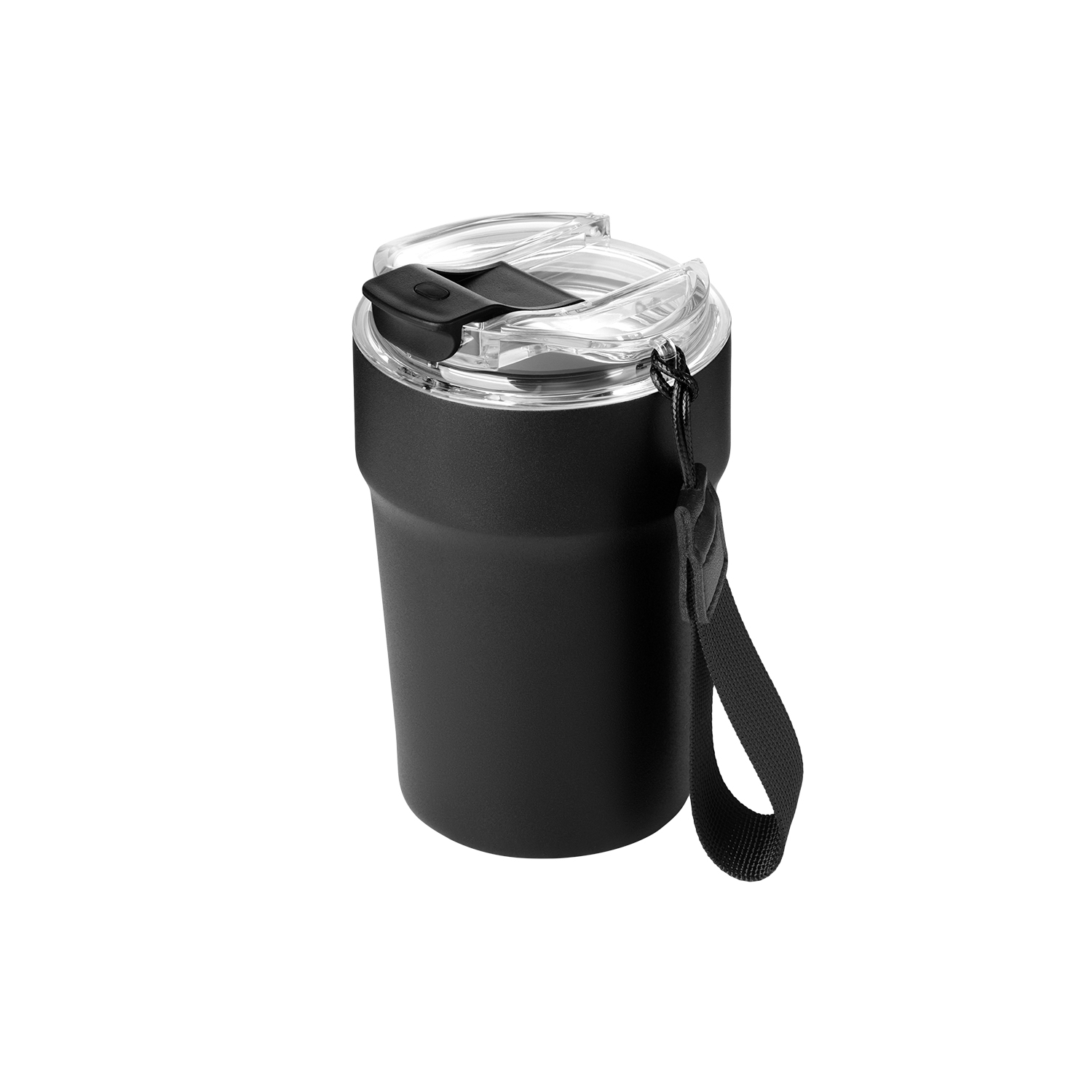 Термокружка вакуумная Monaco, черная-1