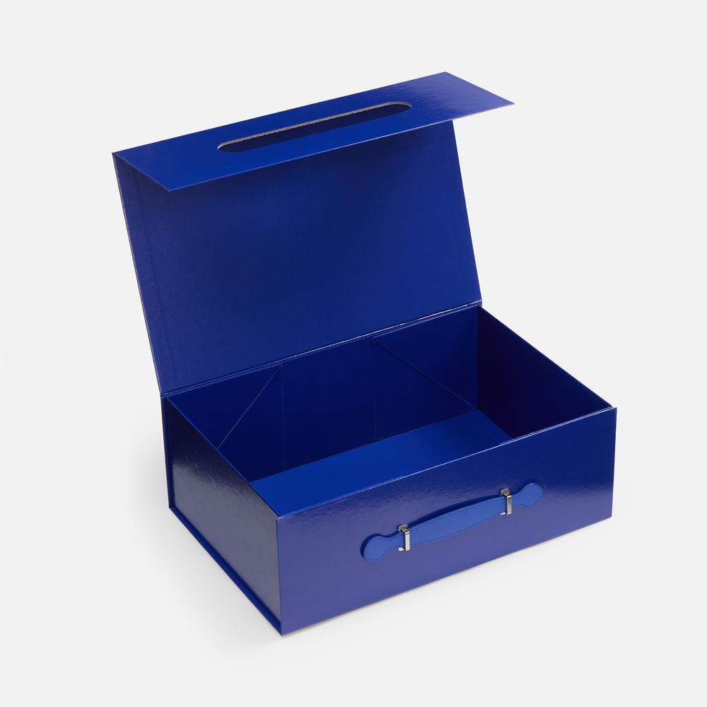 Коробка складная Holdfold, L, синяя-1
