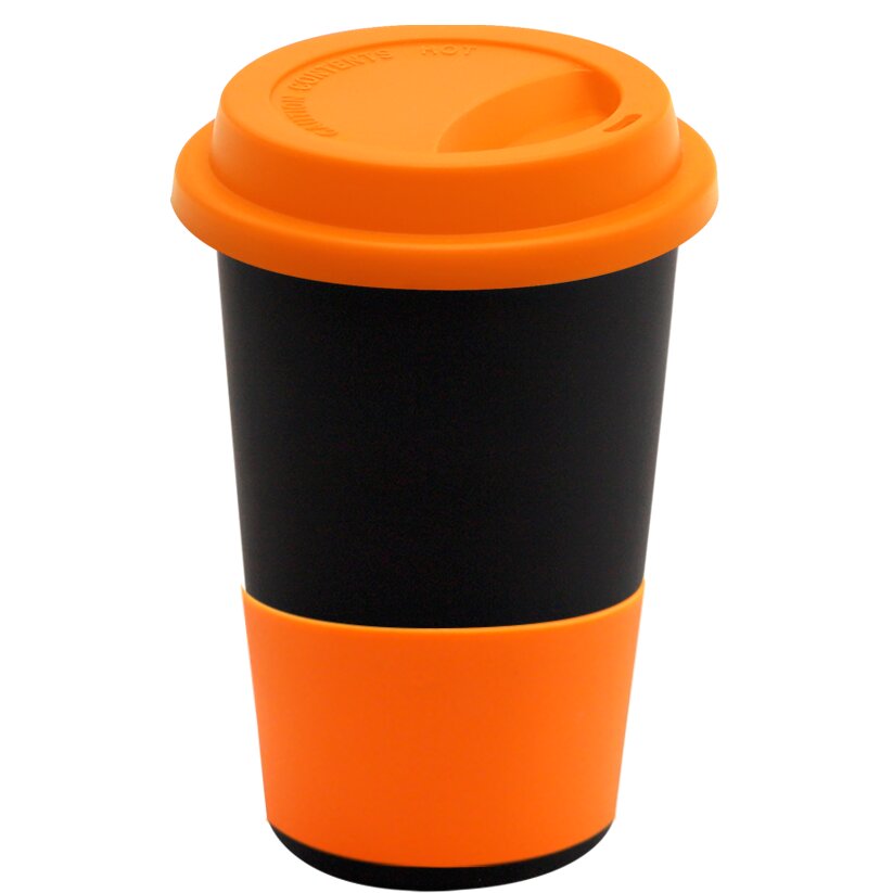 Кружка Magic To Go, Черный/оранжевый-0