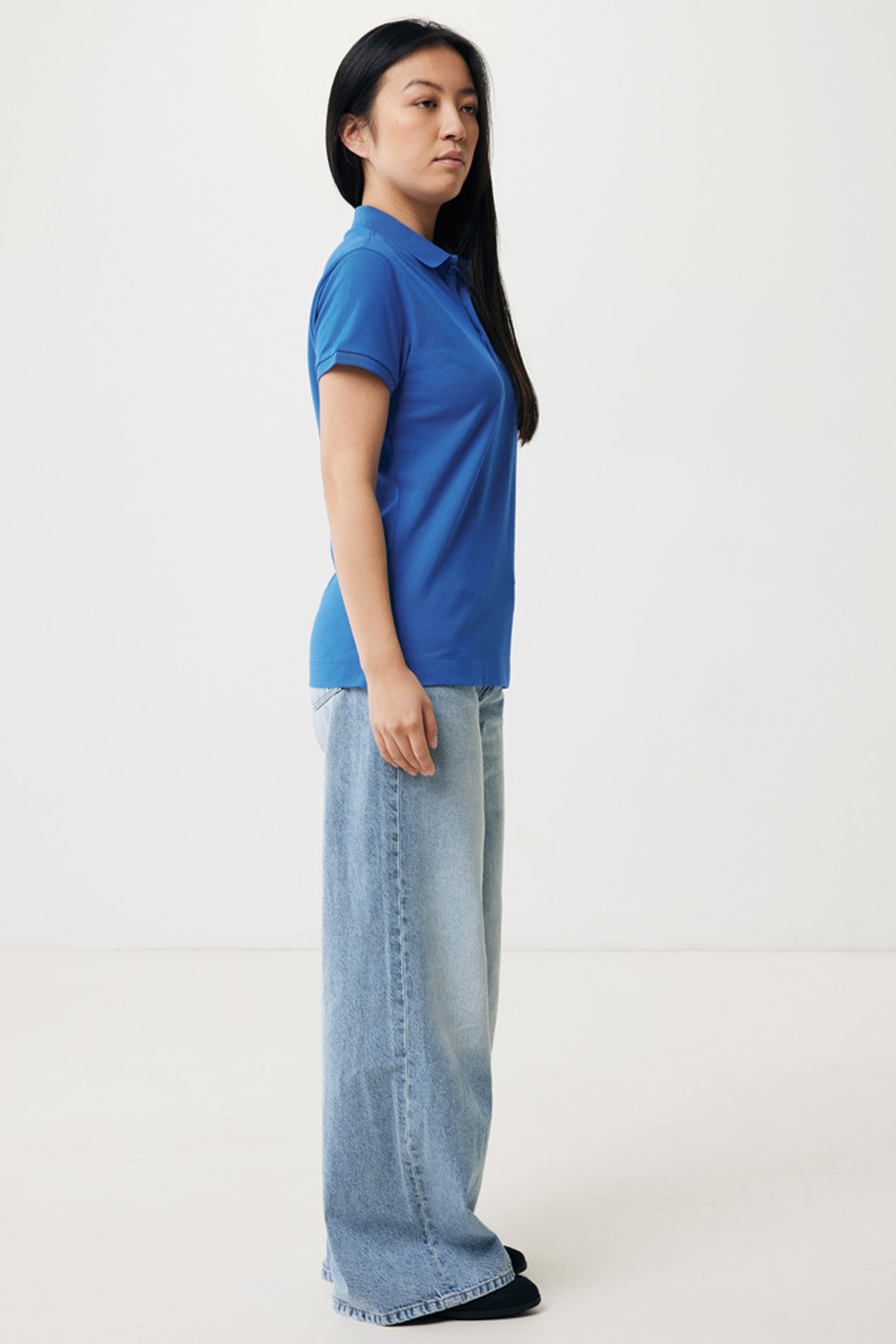 Женская рубашка поло Iqoniq Yosemite из переработанного хлопка-пике, унисекс, 220 г/м²-5