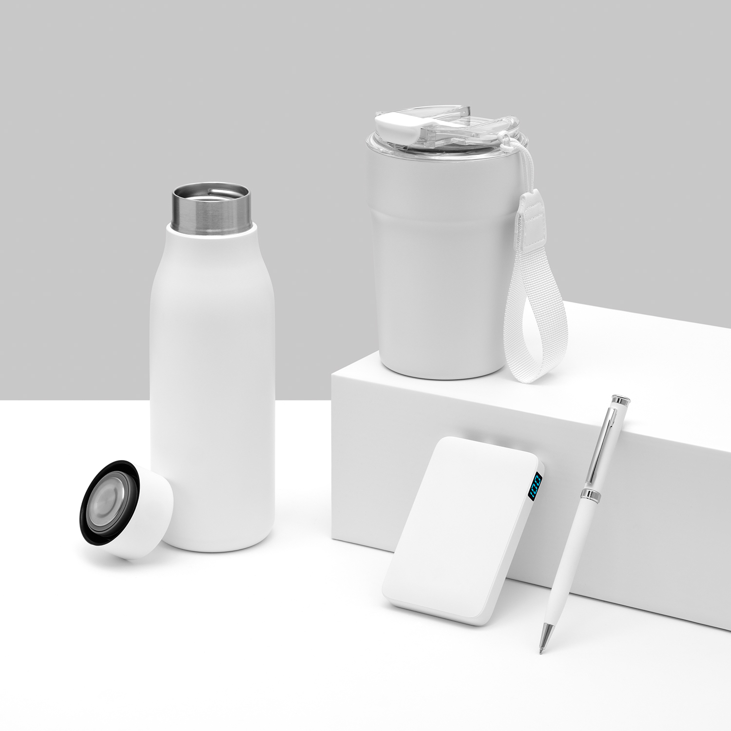 Шариковая ручка Бенуа (Benua), белая-13