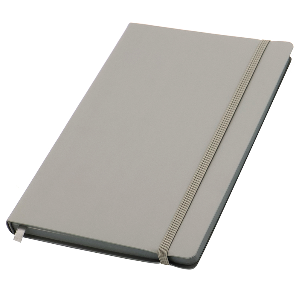Ежедневник A5 недатированный Dante в мягком переплёте софт-тач, Серый-0