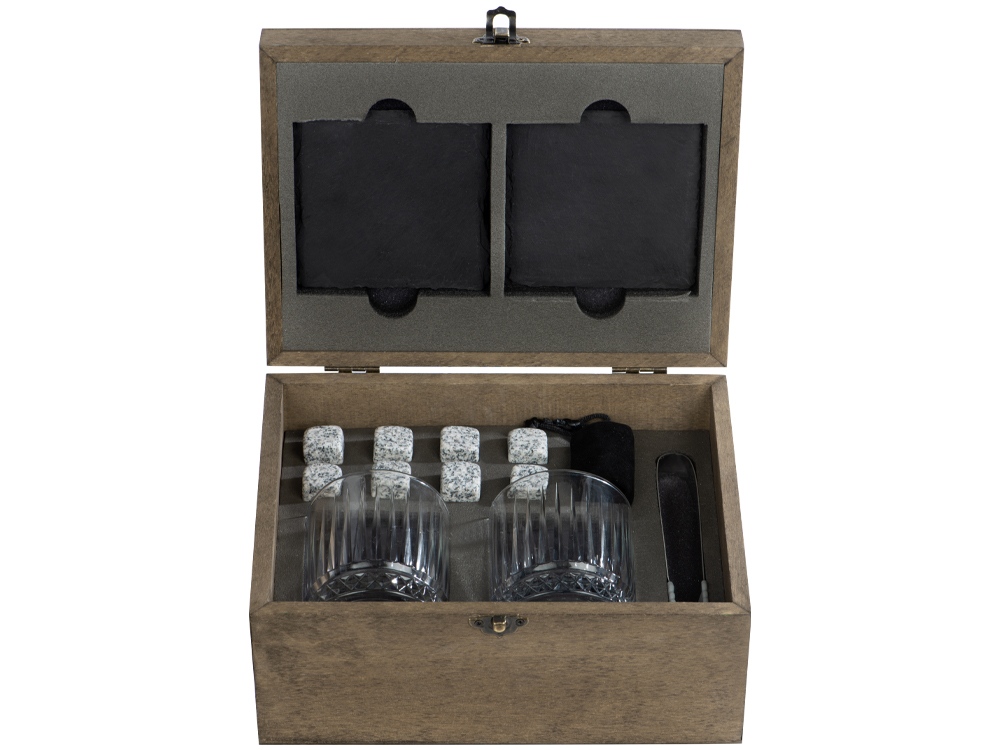 Набор для виски Jack с бокалами в подарочной шкатулке-2