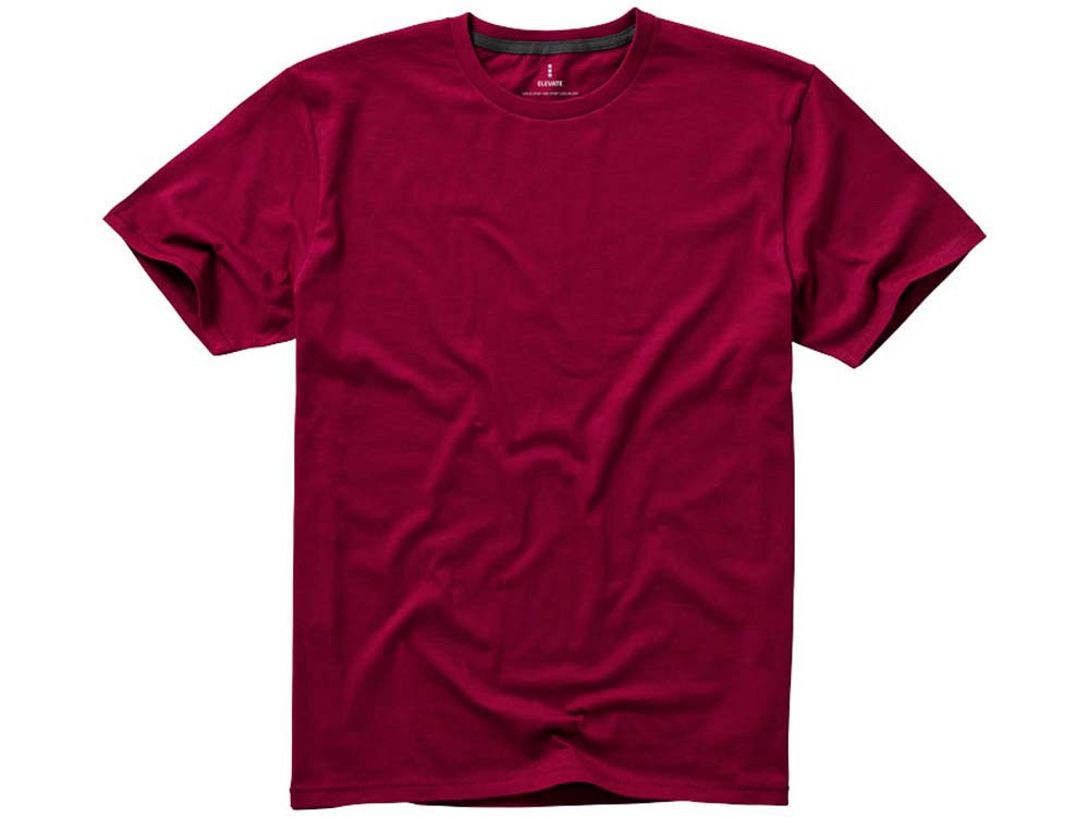 Nanaimo мужская футболка с коротким рукавом, бургунди-7