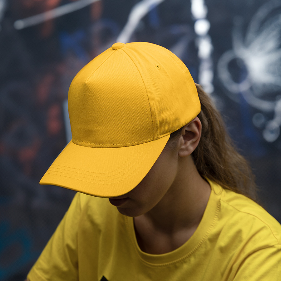Бейсболка BREEZE 150, желтый-4