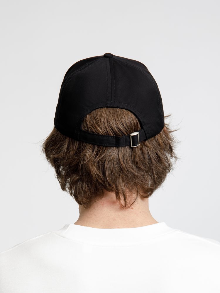 Бейсболка Seguro, черная-6