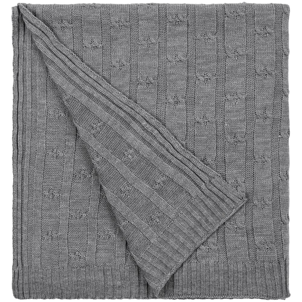 Плед Trenza, серый-0