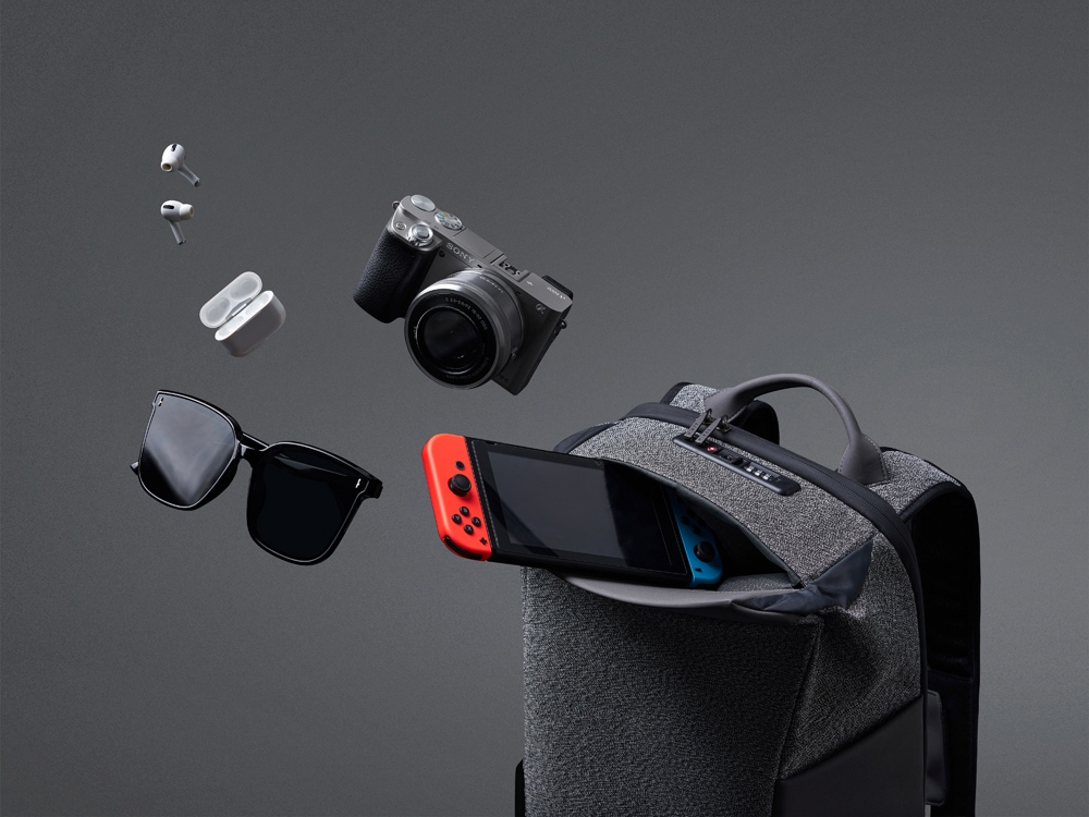 Антикражный рюкзак SnapPack для ноутбука 16, серый-27