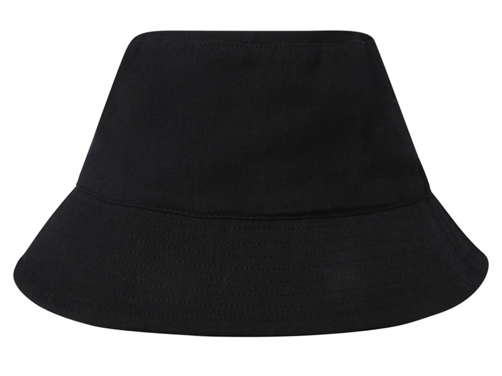 Панама Wicklow из переработанного материала - Сплошной черный-2