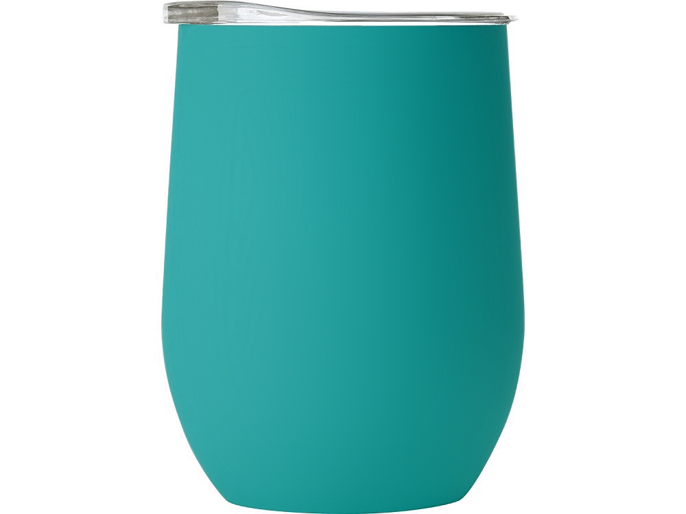 Термокружка Sense Gum, soft-touch, непротекаемая крышка, 370мл, бирюзовый 320C-2