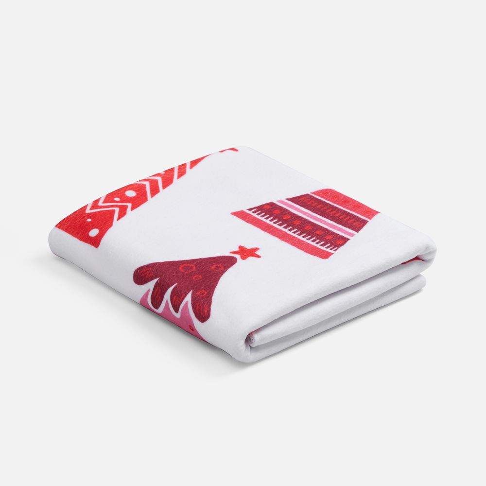 Флисовый плед Imaginario, красный-2