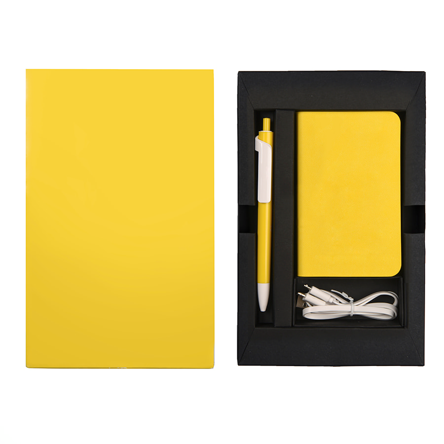 Набор подарочный POWER BOX MINI: Универсальный аккумулятор(5000мАh) и ручка, шт, разные цвета-0