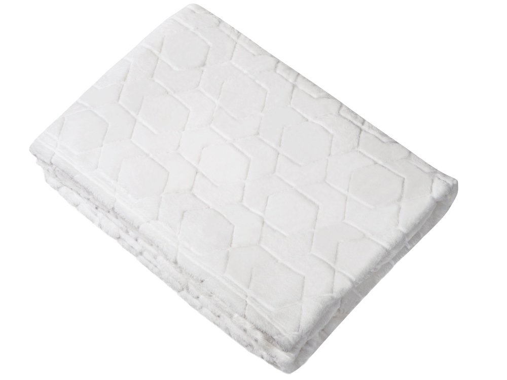 Светящийся в темноте плед Lattice белый-2