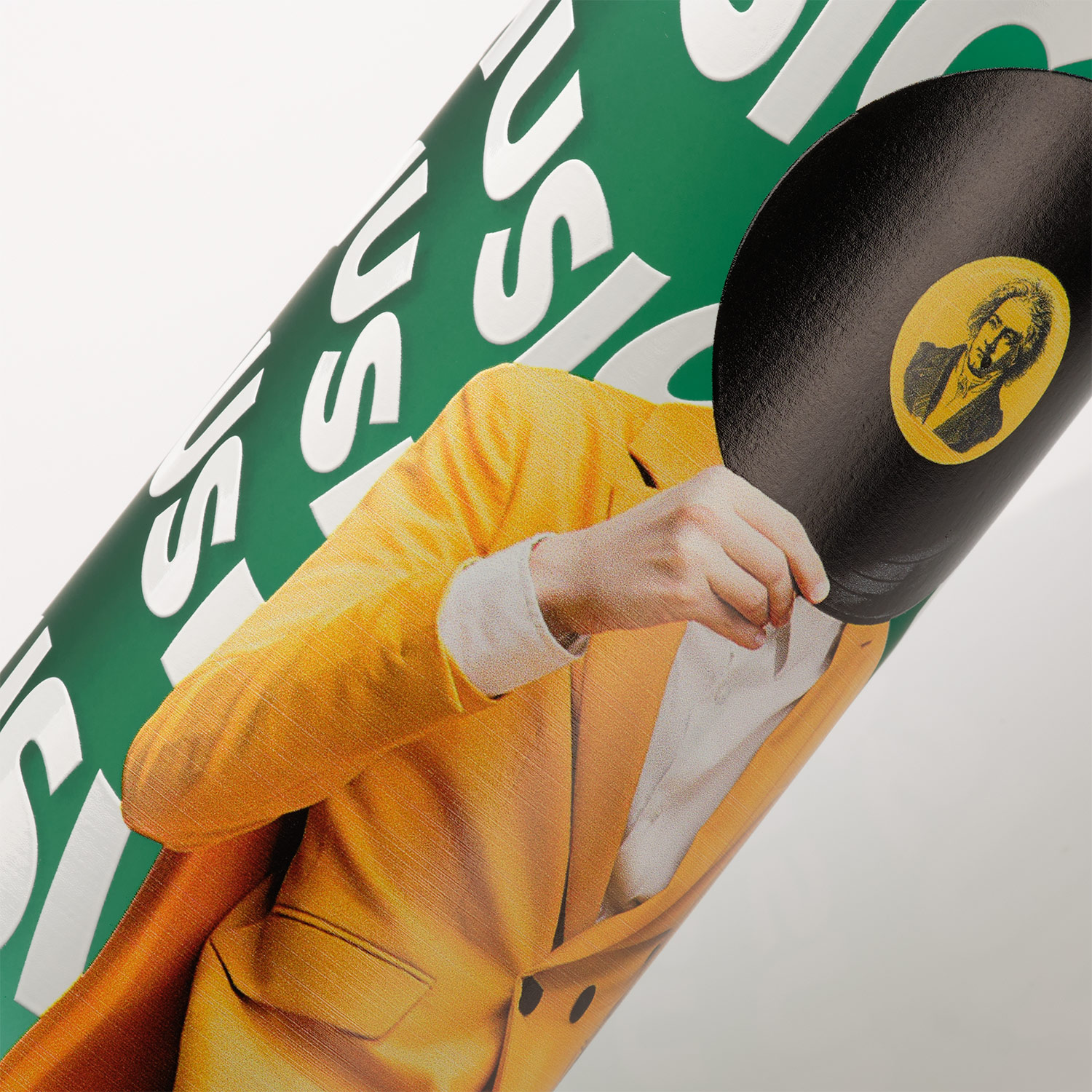 Бутылка для воды Флип (Flip), темно-зеленая-14