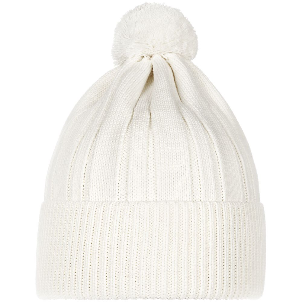 Шапка Knit Beat, белая (молочная)-1