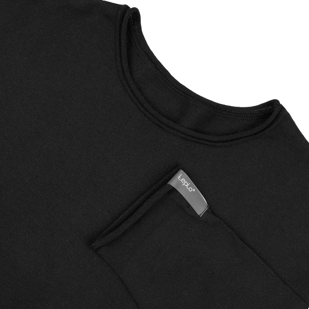 Лонгслив унисекс Siluetti Fuori, черный-1