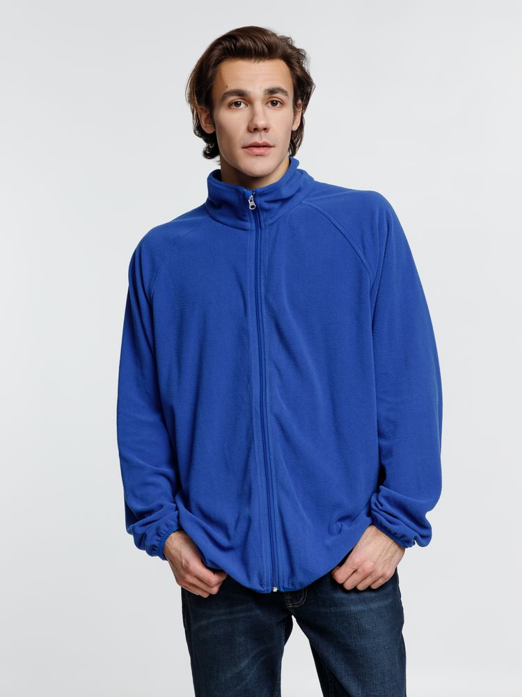 Куртка флисовая унисекс Fliska, ярко-синяя-3