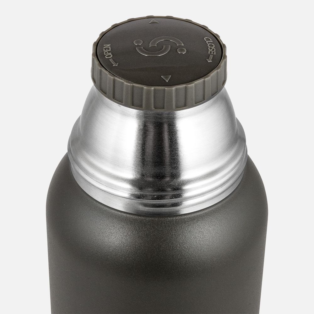 Термос Relaxika 1000 со стикерпаком, хаки-3