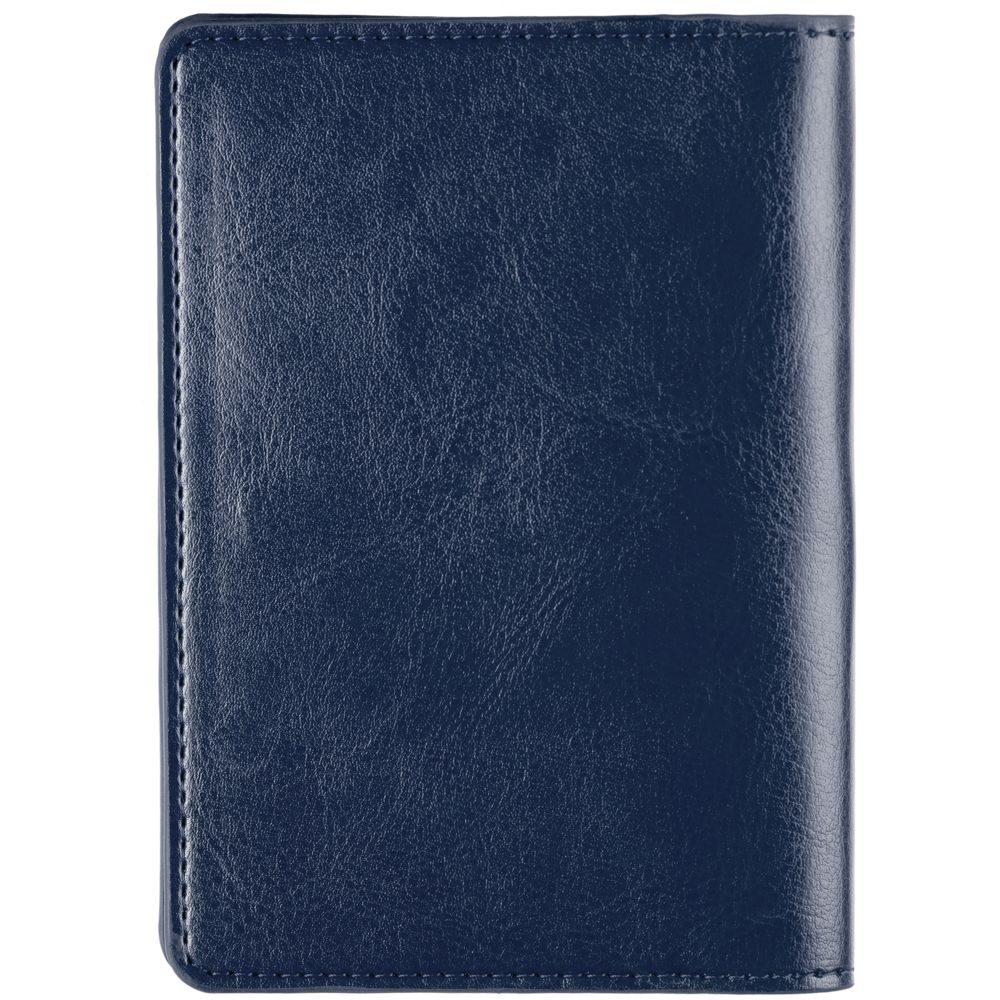 Обложка для паспорта Nebraska, синяя-1