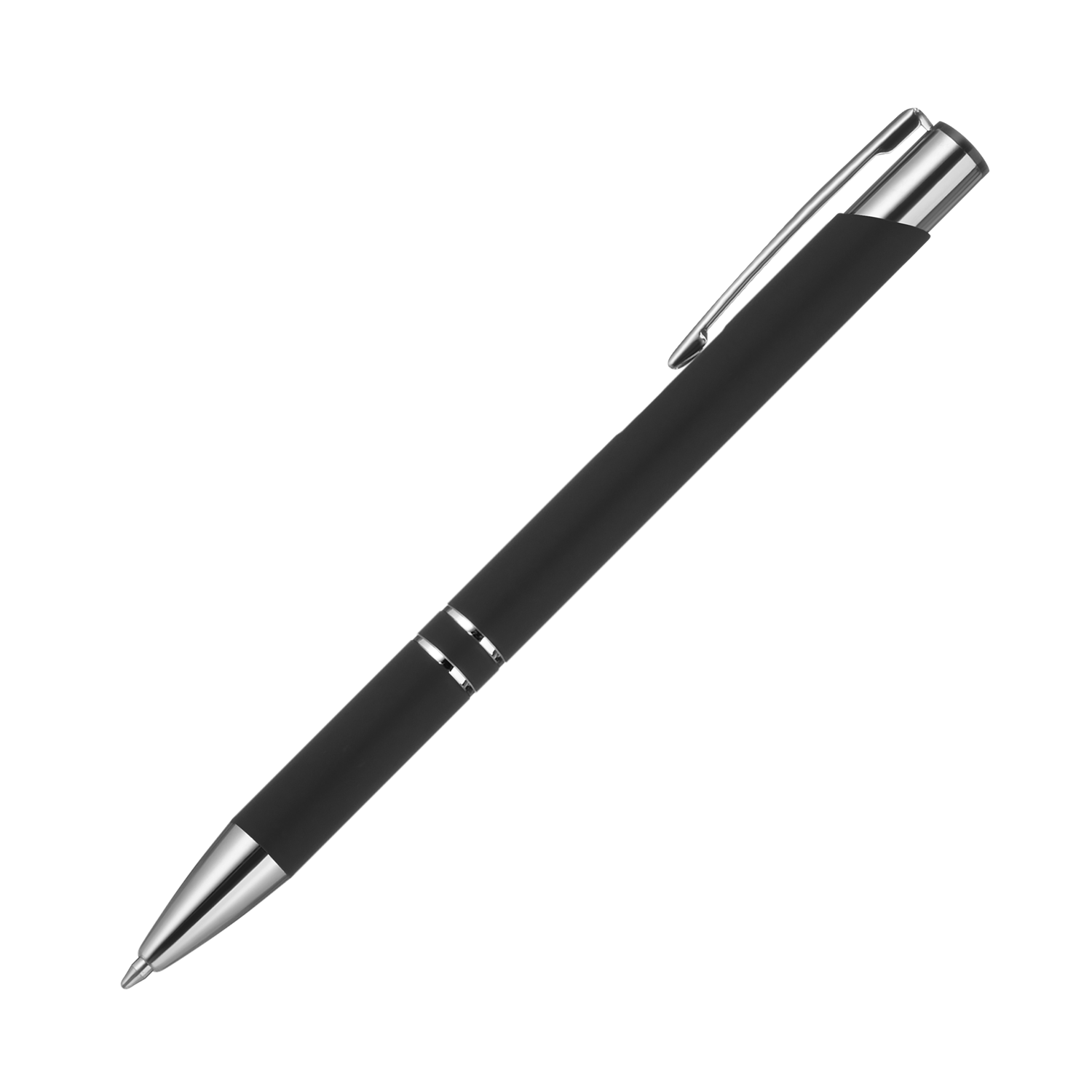 Шариковая ручка Alpha, черная-0