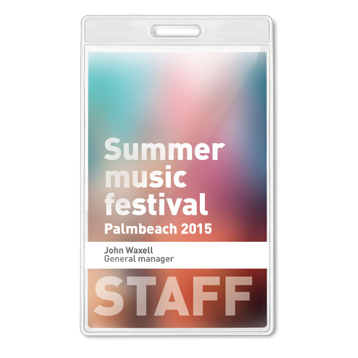 Бейдж, прозрачный-4